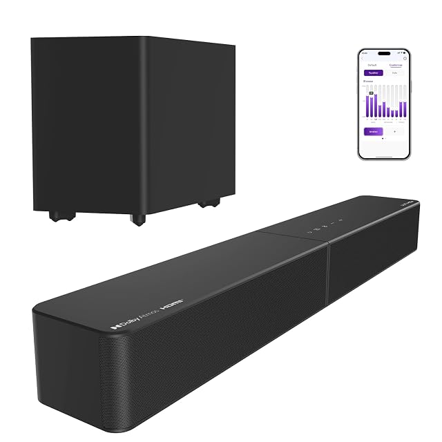 ULTIMEA Poseidon M40 Dolby Atmos 2.1 soundbar with wireless subwoofer