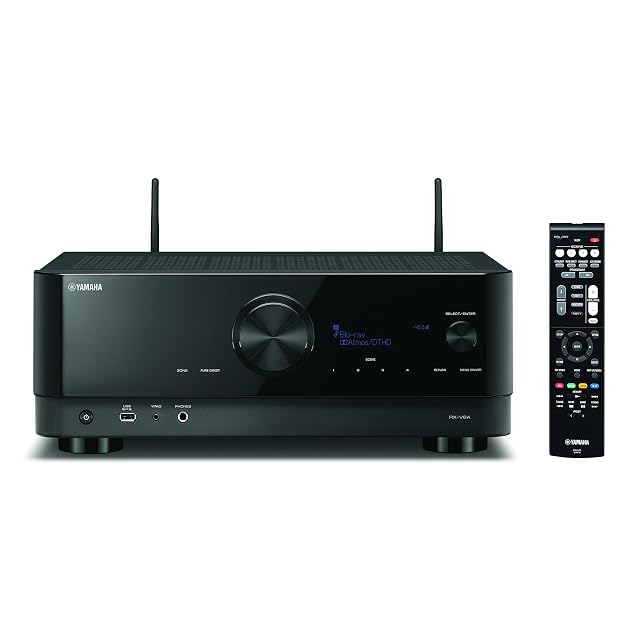 Yamaha RX-V6A 7.2 channel network AV receiver in black