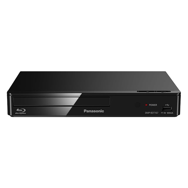Panasonic DMP-BDT167 compact 3D Blu-ray player in black