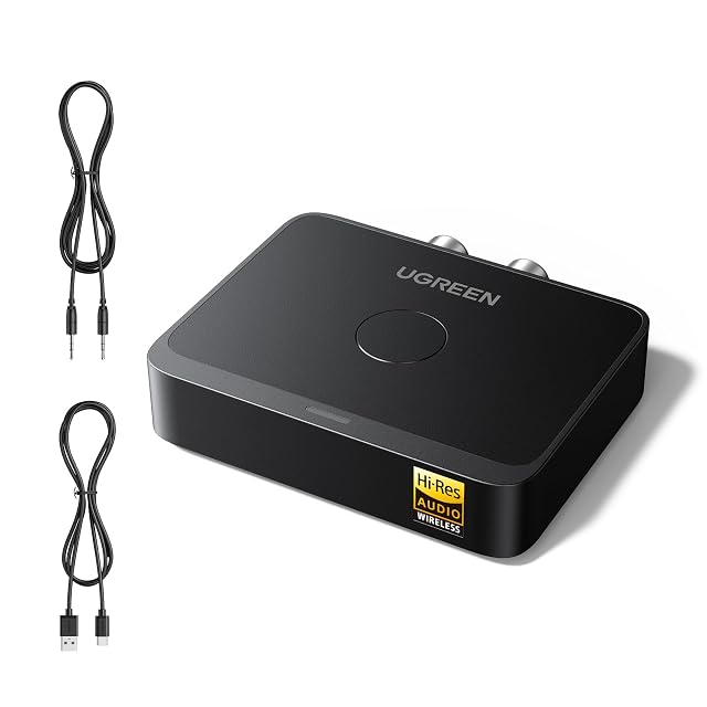 UGREEN Bluetooth 6.0 receiver with LDAC and RCA outputs