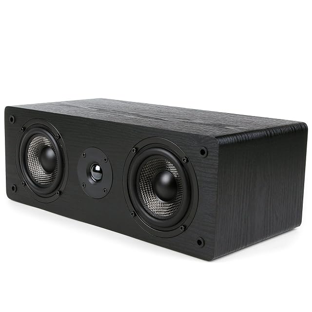 Micca MB42-C passive centre channel speaker in black
