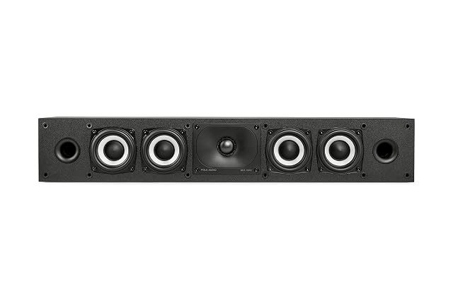 Polk Audio Monitor XT35 centre channel speaker in black