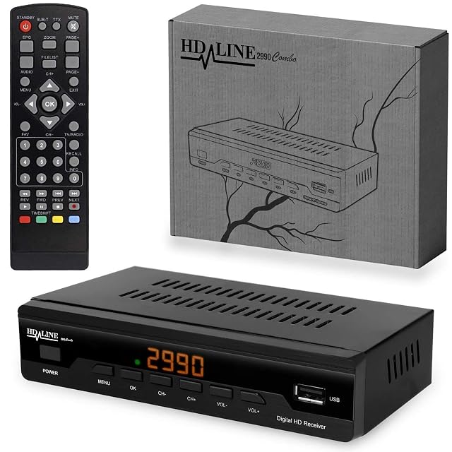 hd-line 2990 Combo cable and terrestrial receiver