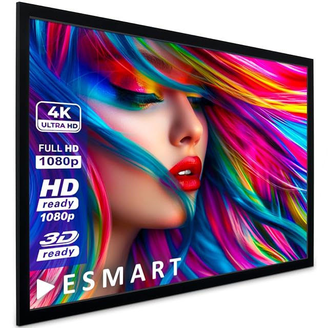 ESMART Economy EXF fixed frame projection screen