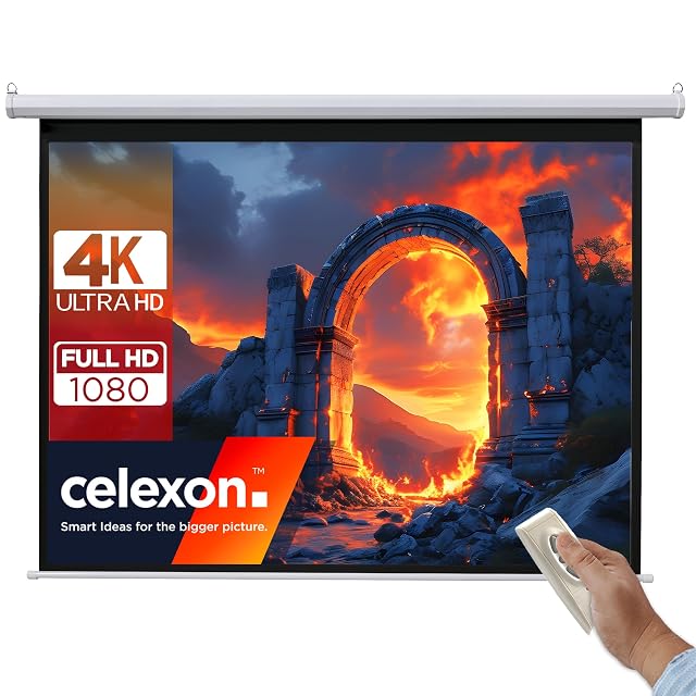 celexon Basic motorised projection screen, 4:3
