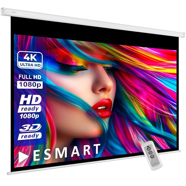 ESMART Economy EXM motorised projection screen