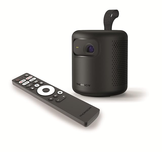 Thomson Vega PG35B portable Full HD projector with hard case