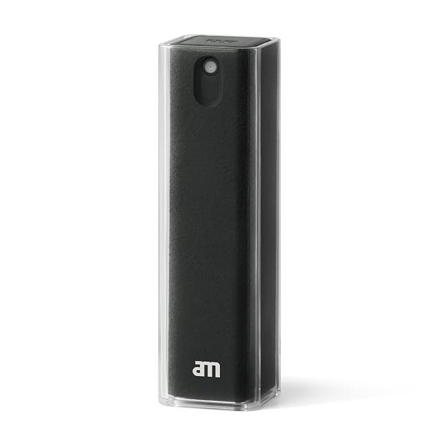 am Mist 2-in-1 screen cleaner with integrated microfibre pad