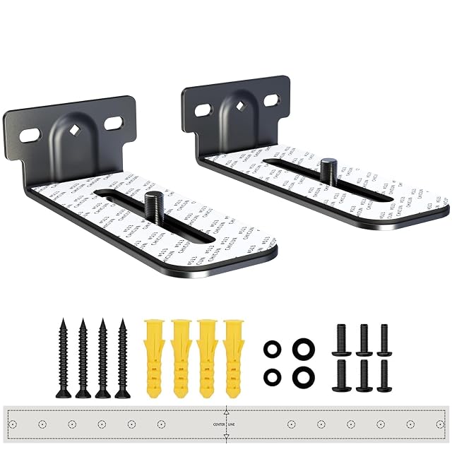 Agandax M029 universal soundbar wall bracket in metal