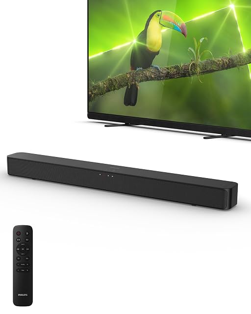 Philips B4000 2.0 channel Bluetooth soundbar with HDMI ARC in black