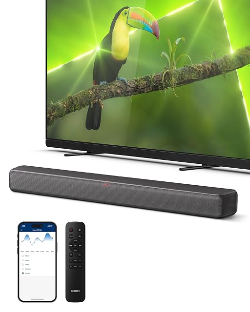 Philips B5109 2.0 channel Bluetooth soundbar with Dolby Digital Plus and DTS Virtual X