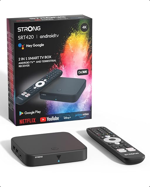 STRONG SRT420 4K streaming box with Android TV