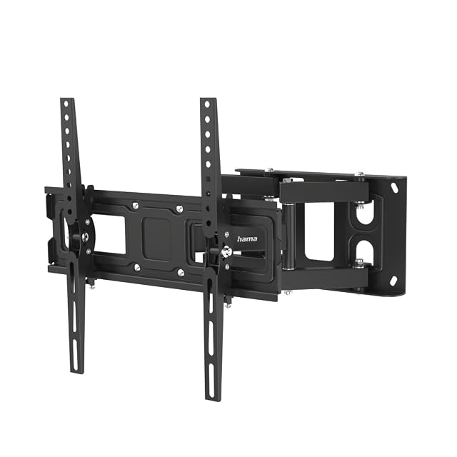 Hama full-motion TV wall mount for screens 32 to 75 inches
