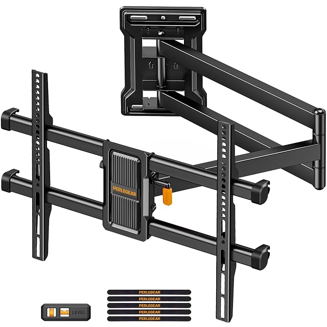 Perlegear PGMF24B full-motion TV wall mount with single arm
