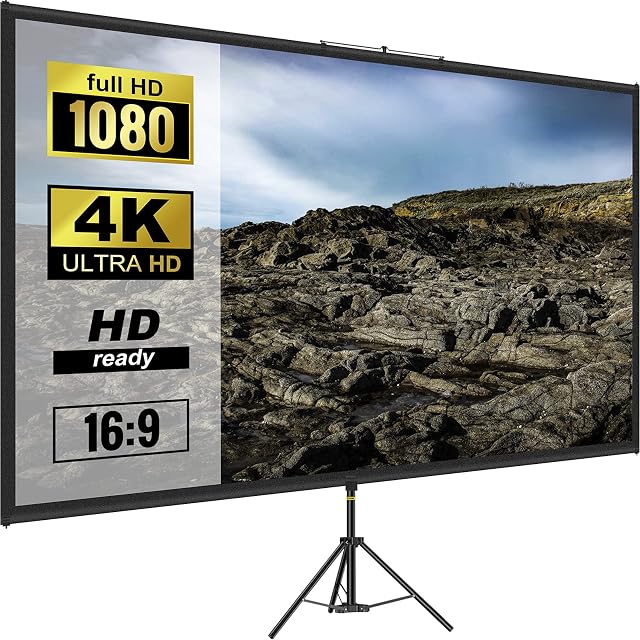 VEVOR tripod projection screen, height adjustable