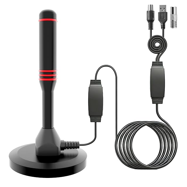 Sufubyte AVK25-PLUS amplified DVB-T2 aerial with magnetic base