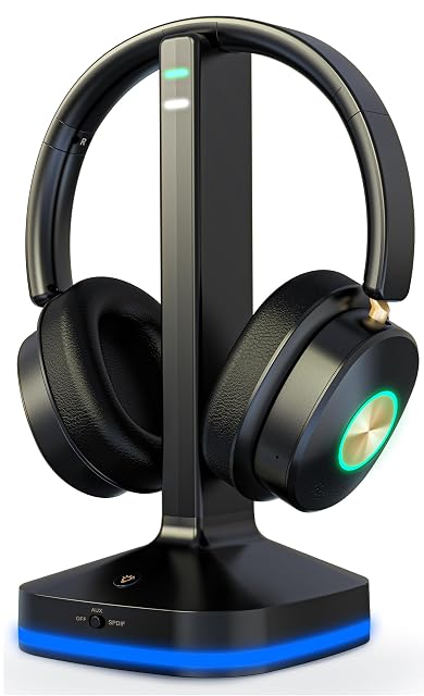 Earbay wireless headphones for TV with low latency HiFi stereo